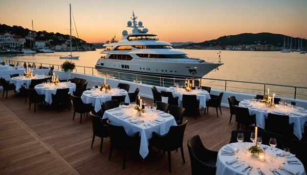 Réservez un Yacht étoilé Michelin pour un Événement Corporate Inoubliable