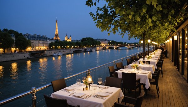 Les Meilleurs Restaurants avec Vue sur la Seine près de la Tour Eiffel : Une Escapade Gastronomique Inoubliable